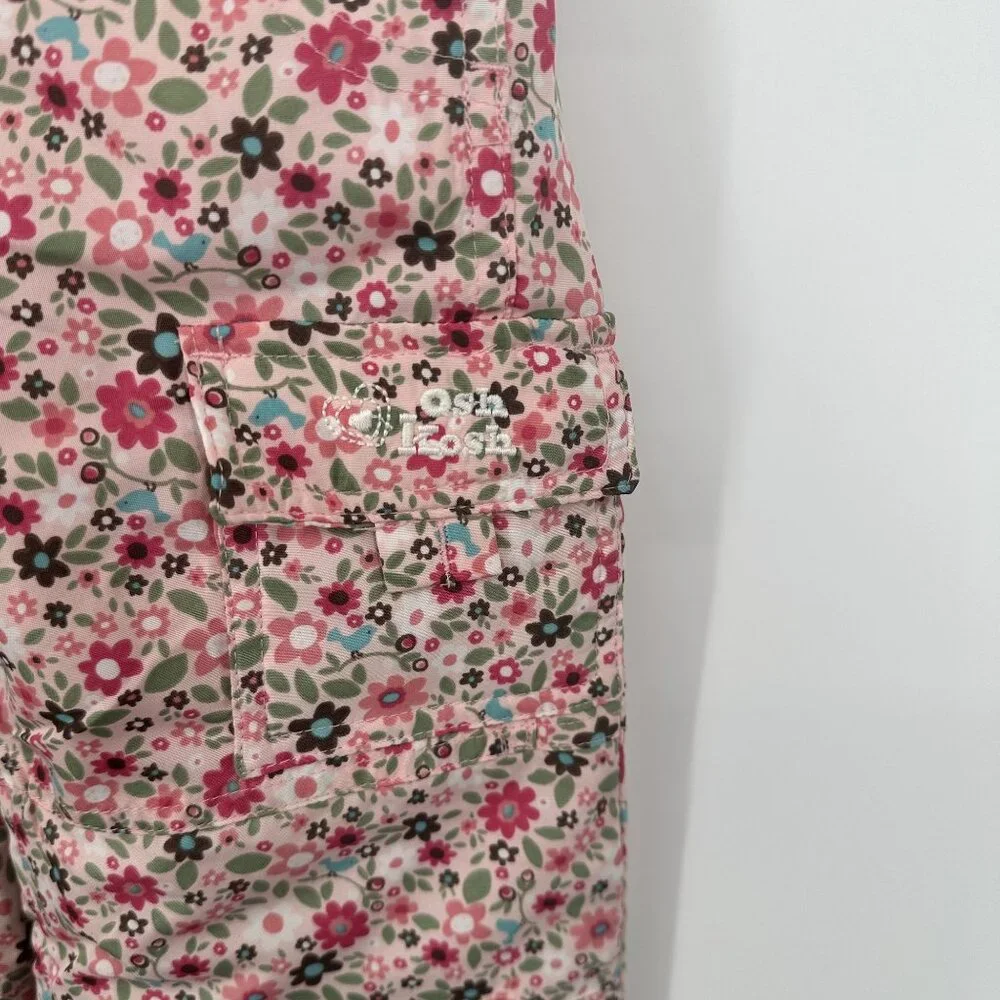 OshKosh B'gosh Baby Girls Snow Bibs Floral Print Size‎ 18 Month